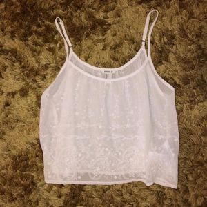 Forever 21 white tank top